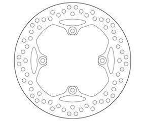 Δισκόπλακα SBS/5051 245X108.3X5,0X4X8.5 Πισ. DUCATI/796/9961100MONSTER