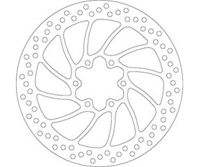 Δισκόπλακα SBS/5052 280X60,5X4,0X6X8,5 Εμπρ. DUKE125 11-13,DUKE200 12-13,DUKE390 13