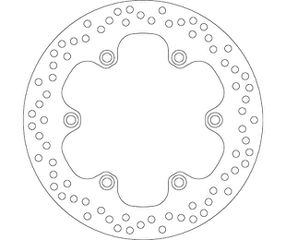 Δισκόπλακα SBS/5080 276X144X5,0X6X10,5 Εμπρ. CBR125R 03-10,TRANSALP600 87-90,TIGER900 93-98