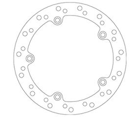 Δισκόπλακα SBS/5082 276X-X5X5X10,5 Πίσω BMW/R850GS/1100GS,S/1150GS,R/1200CL