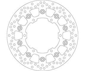 Δισκόπλακα SBS/5086 298X132X5,0X6X8,5 Εμπρ. TDM900 02-14,XT660TENERE 08-14