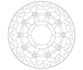 Δισκόπλακα SBS/5102 310X94X5,0X6X6,5  Εμπρ. CBR600RR 09-16,CBR1000RR,CB1300S 11