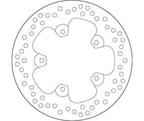 Δισκόπλακα SBS/5225 240X102X5,0X5X8,5 Πισ. MEDLEY150,BEVERLY300/350