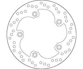 Δισκόπλακα SBS/5220 240X125,5X5,0X5X10,5 Πισ. XCITING300 08-/400I 12-/500 04-