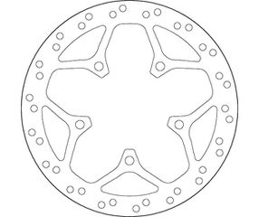 Δισκόπλακα SBS/5236 260X98X4,0X5X10,5 Πισ. CITYCOM300 09-10
