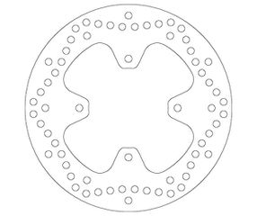 Δισκόπλακα SBS/5238 240X92X5.0X4X8,5 Πισ. YP125/250X-MAX