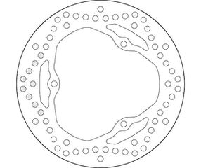 Δισκόπλακα SBS/5240 240X117X5,0X3X8,5 Πισ. X-MAX125/250 14-16