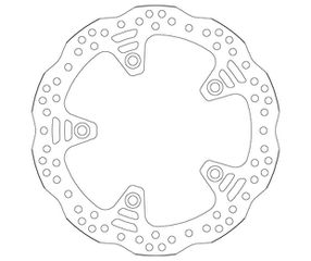 Δισκόπλακα SBS/6242 282X132X5X5X10,5 Πισ.Μαργαρίτα XP530T-MAX 12-17