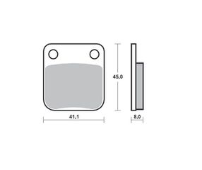 ΤΑΚΑΚΙΑ SBS 100HM FA54 STD FR/RR