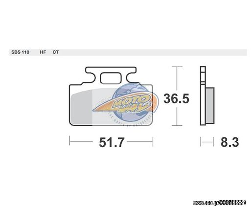 ΤΑΚΑΚΙΑ SBS 110HF FA151 MIO50-100