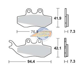 ΤΑΚΑΚΙΑ SBS 120CT FA194 MAXI SCOOTER 125-249CCM