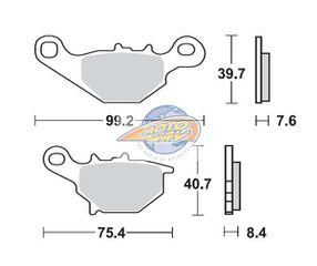 ΤΑΚΑΚΙΑ SBS 122HF FA230-FA396 SCOOTER 50-124CCM