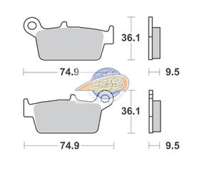 ΤΑΚΑΚΙΑ SBS 144HF FA131 SCOOTER 50-124CCM