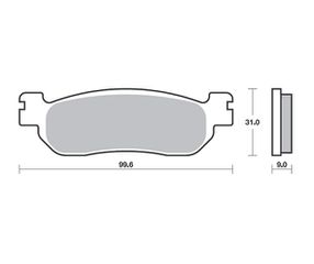 ΤΑΚΑΚΙΑ SBS 155HM FA275 SCOOTER 50-125CCM