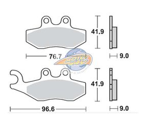 ΤΑΚΑΚΙΑ SBS 177CT FA353 MAXI SCOOTER 125-249CCM