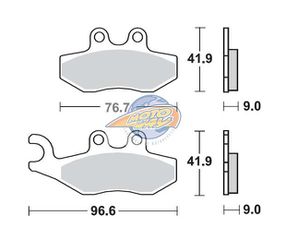 ΤΑΚΑΚΙΑ SBS 177MS FA353 MAXI SCOOTER 250-600CCM