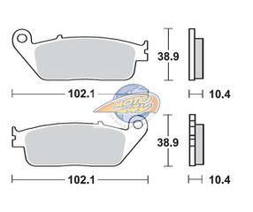 ΤΑΚΑΚΙΑ SBS 181CT FA196 MAXI SCOOTER 125-249CCM