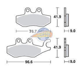 ΤΑΚΑΚΙΑ SBS 187MS FA418 MAXI SCOOTER 250-600CCM