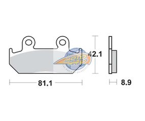 ΤΑΚΑΚΙΑ SBS 593HF FA121 STD FR/RR