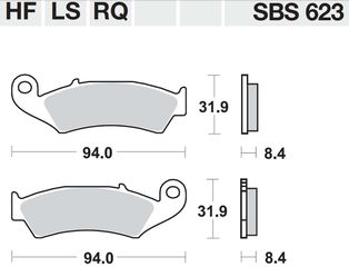 ΤΑΚΑΚΙΑ SBS 623LS FA143 RR