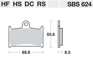 ΤΑΚΑΚΙΑ SBS 624HS FA145-FA236 FR