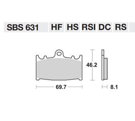 ΤΑΚΑΚΙΑ SBS 631HS FA158 FR