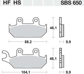 ΤΑΚΑΚΙΑ SBS 650HS FA172 FR