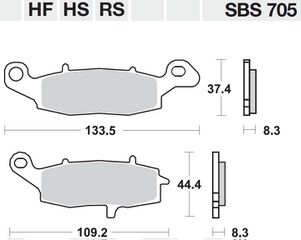 ΤΑΚΑΚΙΑ SBS 705HS FA229 FR
