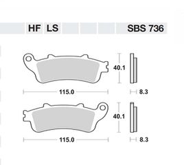 ΤΑΚΑΚΙΑ SBS 736HF FA261 STD RR