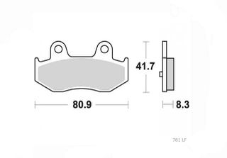 ΤΑΚΑΚΙΑ SBS 781HF FA411 STD FR/RR