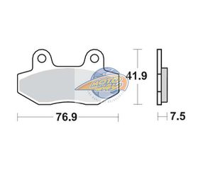 ΤΑΚΑΚΙΑ SBS 814HF FA86 STD FR/RR SPRINTER125