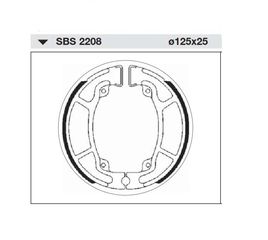 Σιαγώνες SBS 2208/H352 PCX125,SH125/150,LEAD100/110RR,CBF125/150