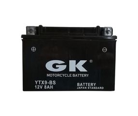 Μπαταρία GK YTX9-BS 12V 8A +- Ξ.φ. με Υγρά CP ATV150