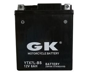 ΜΠΑΤΑΡΙΕΣ GK YTX7L-BS 12V 6A -+ Ξ.Φ ΜΕ ΥΓΡΑ CP