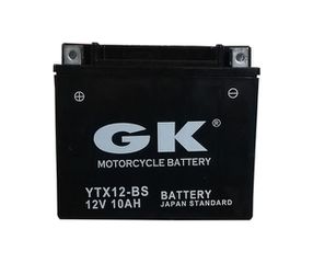 Μπαταρία GK YTX12-BS +- Ξ.φ. με Υγρά CP