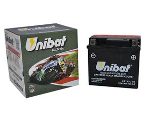 Μπαταρία UNIBAT CBTX5L-BS  (YTX5L-BS) -+ με Υγρά TARGET125 (ολα) CCA70