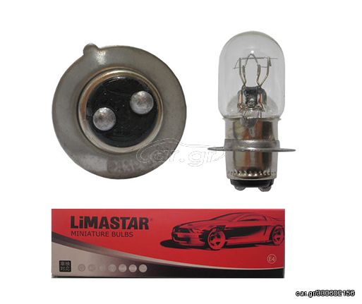 Λάμπα 6V LIMASTAR 25/25W 19τ R15D Φαν.Εμπρός