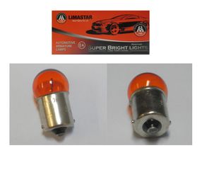 Λάμπα 12V LIMASTAR 10W BA15S Φλας Φουντούκι Πορτοκαλί