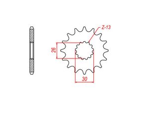 Γρανάζι Κίνησης TEC 4016K-Z19 SPRINT ST955 02-04