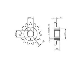 Γρανάζι Κίνησης /740 VAZ CB01.516-Z16 ST4