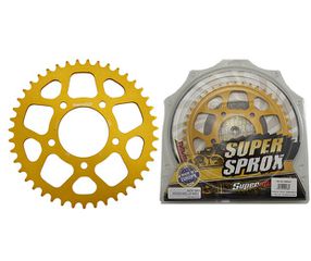 Γρανάζι Τροχού SUPERSPROX/RAL-7092-43T ALUMINIUM-Χρυσό  (RK5032) BN302,TRK502,LEONCINO500
