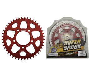 Γρανάζι Τροχού SUPERSPROX/RAL-7092-44T ALUMINIUM-Κόκκινο  (RK5032) BN302,TRK502,LEONCINO500