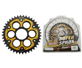 Γρανάζι Τροχού SUPERSPROX/RSA-0755-41T (525) STEALTH  W/ALLOY COVER Χρυσό (JT770B+761) DUCATI