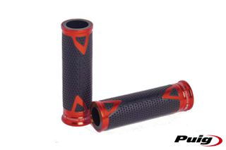 Χειρολαβές PUIG 6325R 119MM-64GR HI-TECH RADICAL Κόκκινες UNIVERSAL