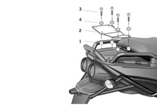 Αξεσουάρ SHAD G0FC58ST TOP MASTER GILERA FUOCO 500  07-23