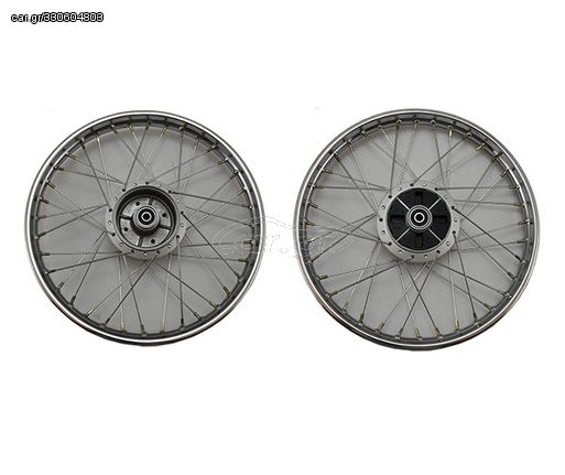 Ρόδα Πίσω&Ρουλ. Ασημί C50GLX,C50C 12V,FIT110R