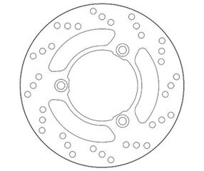 Δισκόπλακα SBS/5232 220X89X4X3X10,5 Πισ. SIXTEEN125 08-12