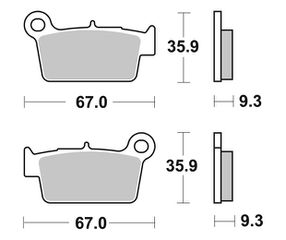 ΤΑΚΑΚΙΑ SBS 790HF FA367 MX ATV