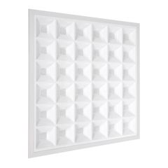 GloboStar® ZEUS 60969 Χωνευτό LED Panel 60x60cm 48W 7200lm 120° CRI≥86Ra UGR<19 Anti-Glare Shield Diffuser AC 220-240V IP44 Μ60 x Π60 x Υ3.3cm - Φυσικό Λευκό 4500K - Bridgelux High Lumen Chips - TÜV C