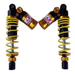 ΑΜΟΡΤΙΣΕΡ ΠΙΣΩ YAMAHA NVX 155 - HONDA SH 125 30,5 cm RCB (RACING BOY) DB-4 SERIES (G-sl) ΚΙΤΡΙΝΑ ΤΡΥΠΑ ΔΙΧΑΛΟ(M)